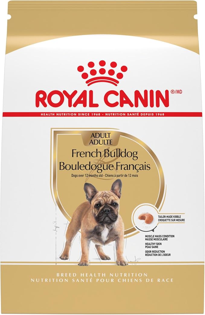 Royal Canin Breed Health Nutrition French Bulldog Adult Dry Dog Food, 30 lb Bag