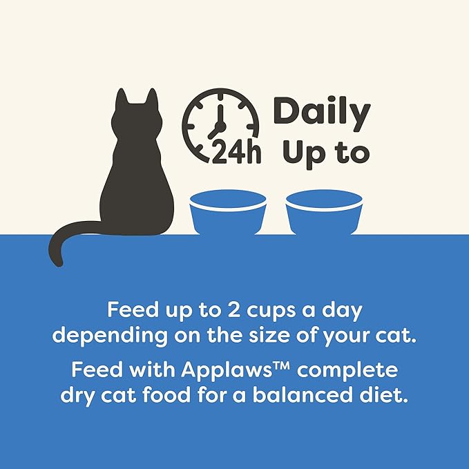 Applaws Natural Wet Cat Food in Broth, Limited and Natural Ingredients, High Protein with No Artificial Additives, Variety Fish Selection in Broth (16 x 2.12 oz Easy-Open Cups)