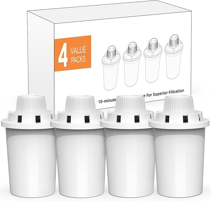 Replacement Filters for PETDOTT Dog Fountain, Water Filter, For Stainless Steel Pet Fountain for Large Dogs- Vertical Filtration for D2223,D2322,D2340,D2341 Lasts Two Months