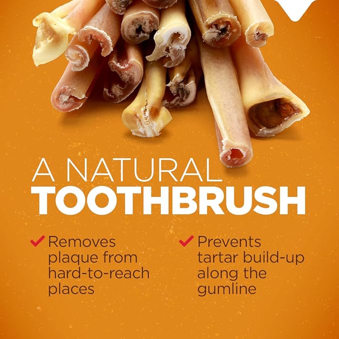 Natural Farm Bully Cheek Stick, 5-6 Inch (15 Pack)- Best Bully Stick Alternative, 100% Natural Beef Cheeks for Dogs- High Protein, Cleans Teeth Treats, Long Lasting Beef Chews for All Dog Sizes