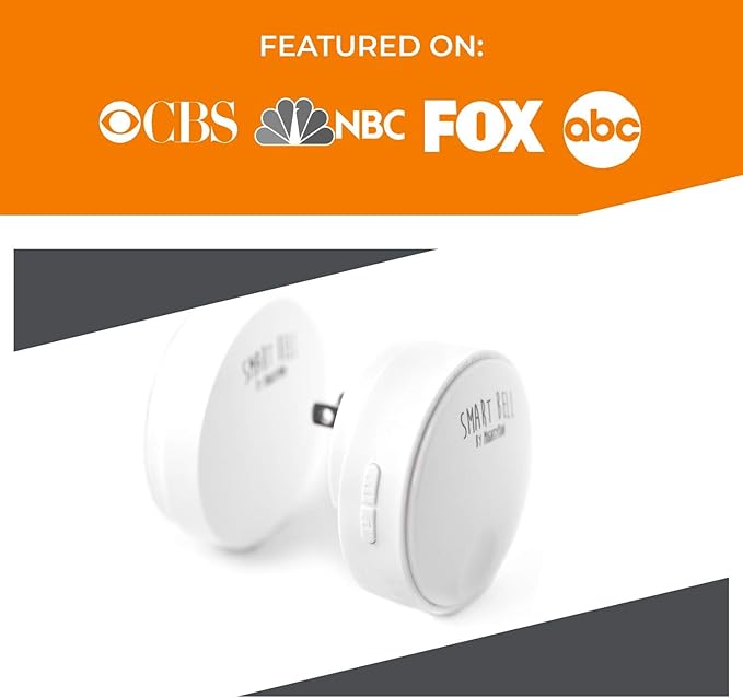 Mighty Paw Smart Bell 2.0 – Potty Training Button for Dogs & Puppies – Train Your Dog to Ring The Bell – Wireless Pet Communication (1 Pack)