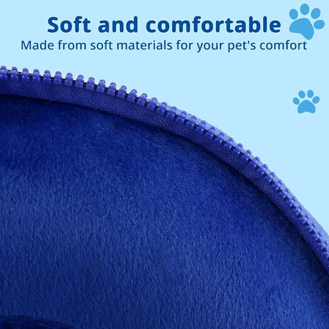 Soft Dog Cone Collar, Inflatable Donut Cones Alternative After Surgery for Large/Medium/Small Dogs to Stop Licking, XL Elizabethan Neck Ecollars of Shame with Anti-Lick Shield, Comfy Pillow Recovery