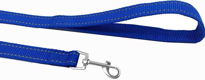 Nylon Training Dog Leash for Small Medium Dogs, 15ft 20ft 30ft 50ft 100ft Reflective Long Leash Dog/Puppy Lead for Obedience Recall Training, Camping