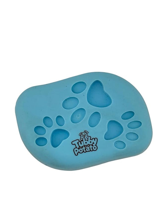 Dog/Cat Curry Brush for Grooming - Tubby Potato™ - Removable Screen, Grooming Massage Bath Brush, Soft Shampoo Scrubber, Washing Scrub Comb with Silicone Bristles for Short & Long Hair Pets