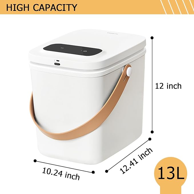 PET MARVEL Automatic Vacuum Sealed Pet Food Container, 13L/15Lbs Air Tight Dog Cat Food Storage Bin with Smart Vacuum Tech & LCD Screen, BPA-Free, Keep Dry Food Fresh for Months