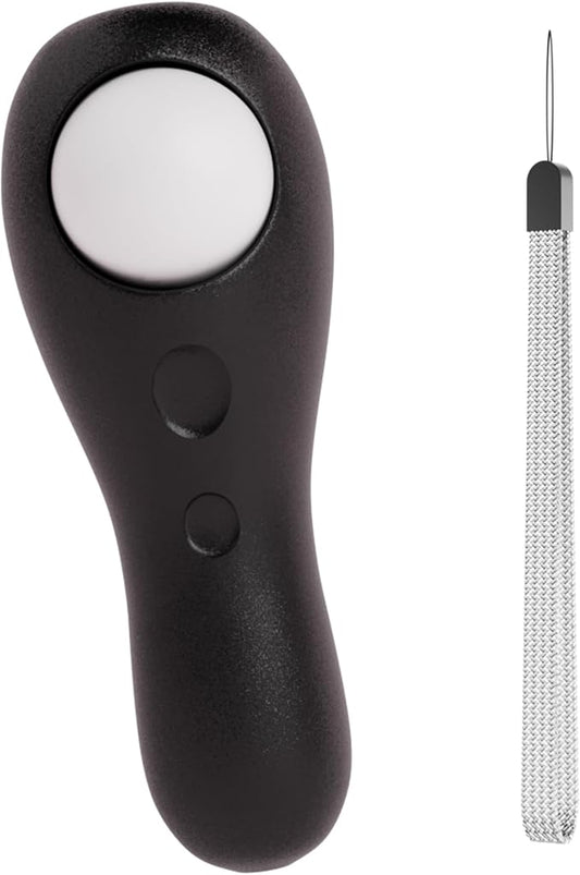 Dog Training Clickers with Wrist Strap, Training Clicker for Pet Like Dog Cat Horse Bird Dolphin Puppy, Big Buttons and Loud Sound (Black)