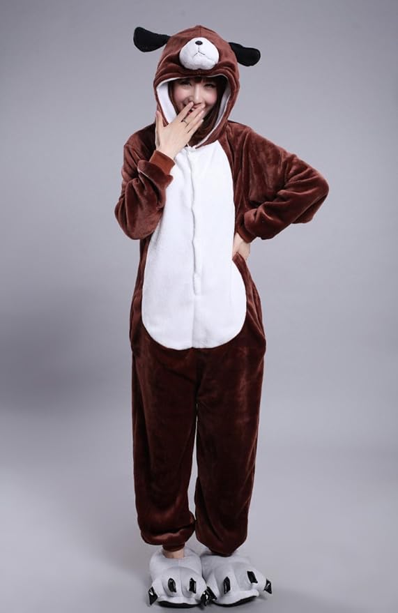 MizHome Unisex Dog Adult Performance Pajamas Anime Costume