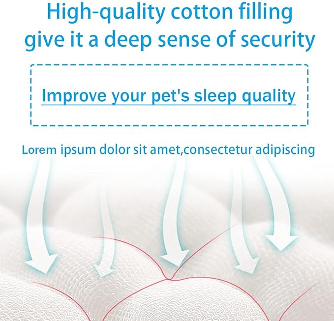 Small Cat Bed for Indoor Cats - Washable 16 Inches Kitten or Puppy Bed (Up to 5lbs) - Extra Small Dog Bed