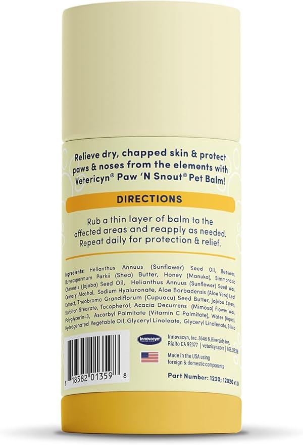 Vetericyn Paw 'N Snout Pet Balm, 2.5 oz