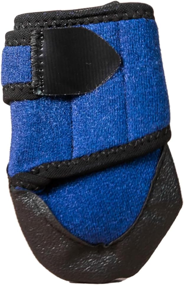 Healers Petcare Medical Dog Bootie for Wound Care & Paw Protection, Single Boot (Blue) - Non-Slip Sole, Breathable Fabric, Vet Approved (Medium)