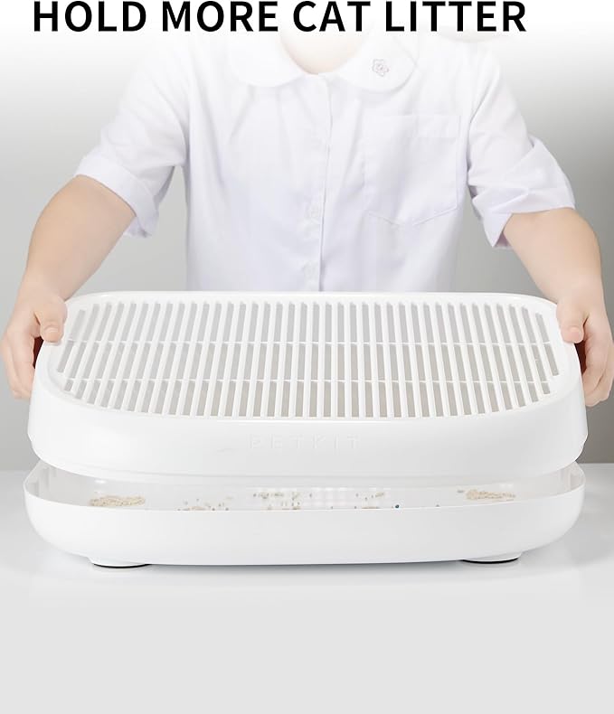 PETKIT Cat Litter Ramp for PuraX, PuraMax, PuraMax 2 and Purobot Pro Max Self-Cleaning Cat Litter Box Step Stairs, Double Layered Litter Trapper, Waterproof Material Easy Clean, Anti Tracking