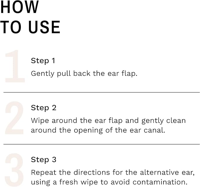 Eye Envy Fresh Ear Cleaning Wipes for Cats. Made in The USA from Natural Ingredients. Unscented. Prevents Infections. Safe and Non-Irritating. Removes Dirt, Debris, and Wax buildup. 60 Count.