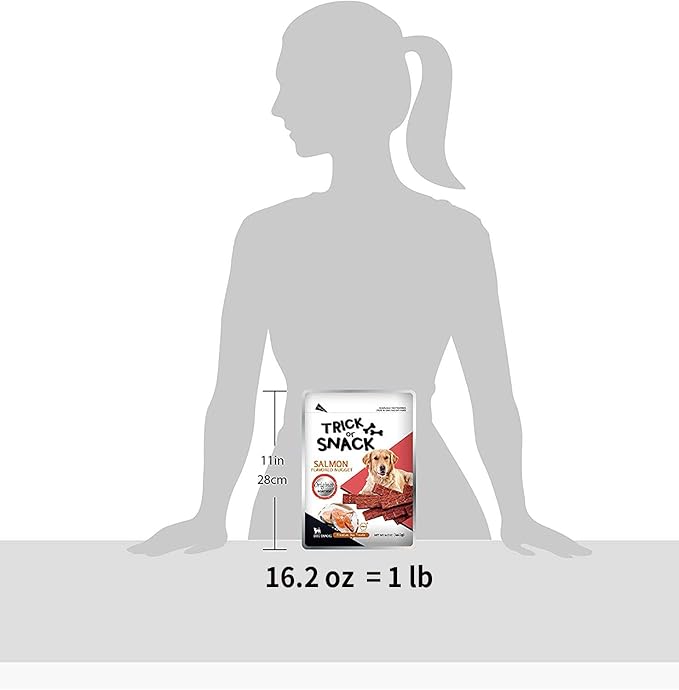 Premium 1lb Dog Jerky Treats | Dog Training | Dog Walking | Natural Grillers | Healthy Smoked Beef Chicken Salmon Chews Snacks Salmon Original Nugget