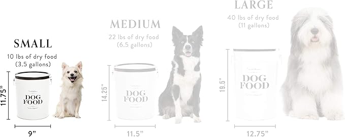 Harry Barker Pet Food Storage Collection, Bon Chien Food Storage - Small