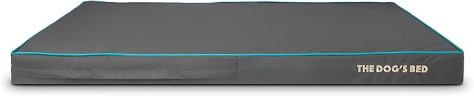The Dog’s Bed Orthopedic Memory Foam Dog Bed, XXL Grey/Blue, Pain Relief for Arthritis, Hip & Elbow Dysplasia, Post Surgery, Lameness, Supportive, Calming, Waterproof Washable Cover