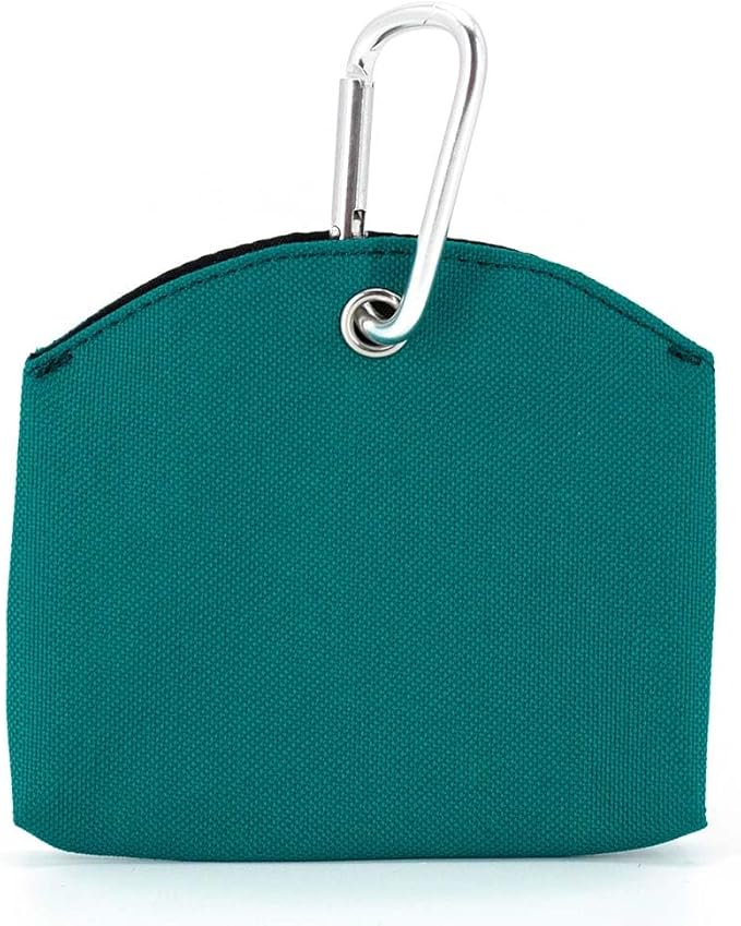 COOWONE Dog Treat Pouch Magnetic Closure Small Dog Training Treat Pouch Pocket Sized Small Dog Treat Pouch with Clip (Green)