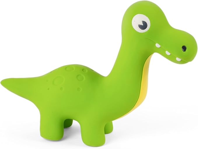 Rexy & Steggy Dinosaur Latex Soft Chew Toy 2 Pack - Food Grade Latex Dog and Puppy Toy