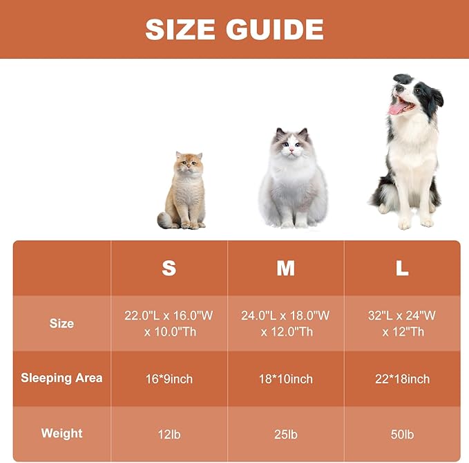 Dog Couch Bed, Cat Bed for Indoor Cats, Calming Pet Sofa Puppy Sleeping Bed with Removable Washable Cover, Cute Dog Couch and Lounge Chair for 45lbs Cats & Small Medium Dogs(Dark Gray)