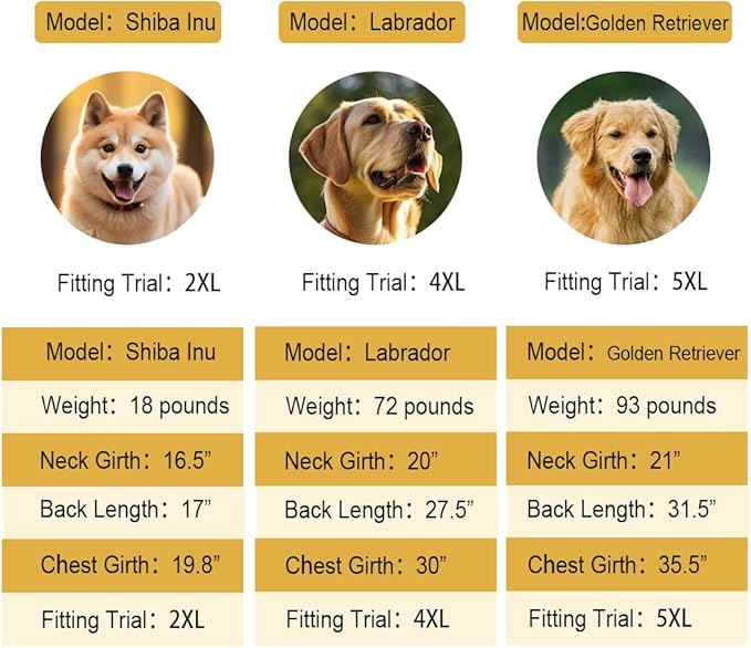 Dog Pajamas for Large Dogs,Extra Large Stretch, Suitable for Adult, Medium-Sized Dogs, Large Pet Jumpsuit Four-Legged Dog Clothes, Pet Clothing. (Red Color, 3XL-Suitable for 25-40lb)