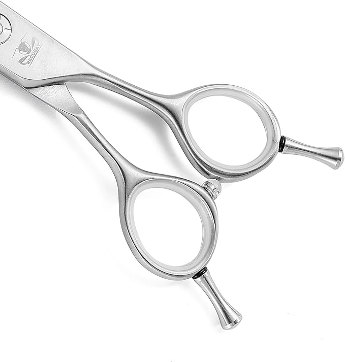 Dog Grooming Scissors, 7.0" Shears with Matte Deluxe Color, 56 Tooth thinning Shears