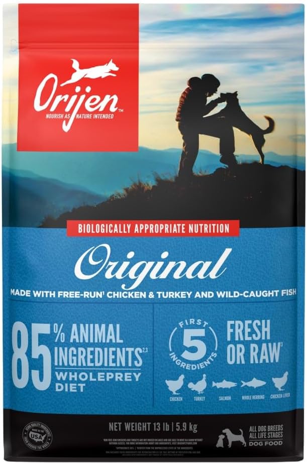 ORIJEN Grain Free High Protein Dry Dog Food Original Recipe 13lb Bag