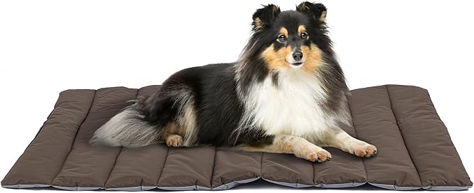 Heeyoo Outdoor Dog Bed, Waterproof Camping Dog Bed Mat, Machine Washable and Portable Travel Pet Pad Mat, Foldable Pet Beds for Small, Medium, and Large Dogs