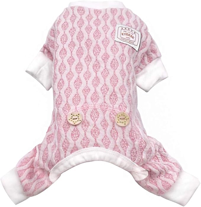 KYEESE Dog Pajamas Medium Dog Pjs Onesie 4 Legs Jumpsuits Dog Apparel
