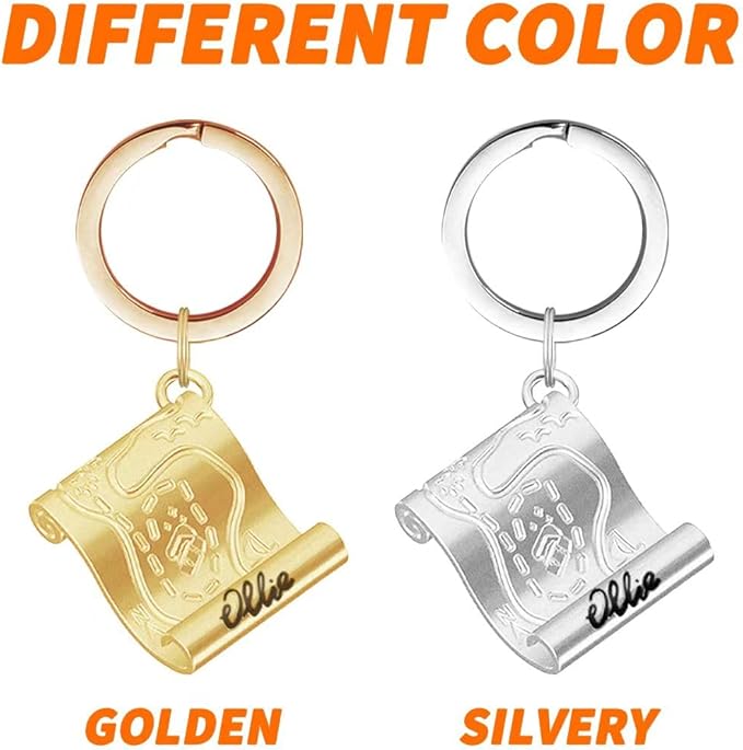 Dogs ID Tags Personalized Front and Back Engraving Brass Adventure Map Shape