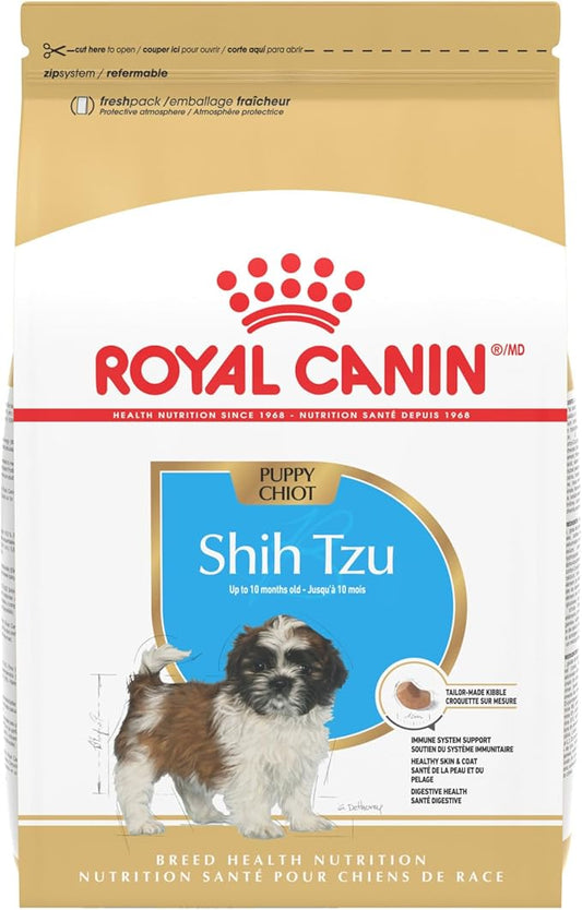 Royal Canin Breed Health Nutrition Shih Tzu Puppy Dry Dog Food, 2.5 lb Bag