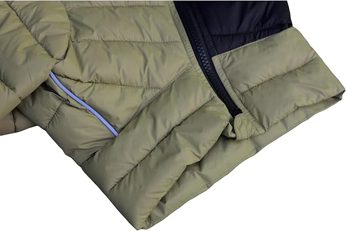 Olive Green Dog Jacket, Waterproof Windproof Reflective Warm Vest for Small to XXXXL Dogs