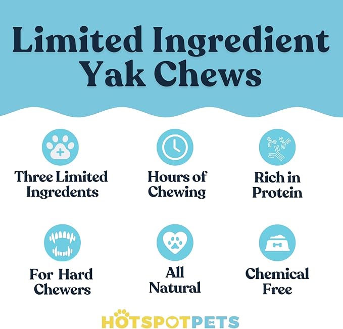 Himalayan Yak Chews for Dogs – (3 Pack Large) Long-Lasting Natural Dog Chew, Healthy & Safe Yak Cheese Treats for Aggressive Chewers, Small, Medium & Large Dogs - 100% No Rawhide, High Protein