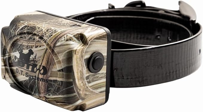 DT SYSTEMS H2O1820 Plus E-Collar, Waterproof Rechargeable Expandable Remote Dog Trainer, 16 Stimulation Levels, Vibration Assist, Mossy Oak Blades