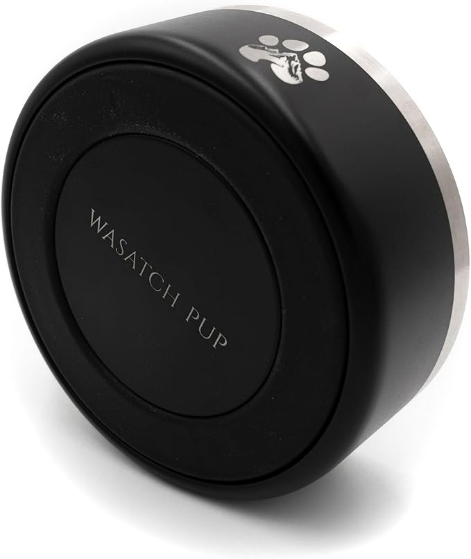 Stainless Steel Dog Bowl for Small-Large Dogs | Double Wall Insulated, Non-Slip Base Heavy Duty Water and Food Bowls for Dogs & Cats | Pet Safe BPA Free & Dishwasher Safe | 64 Oz - Red