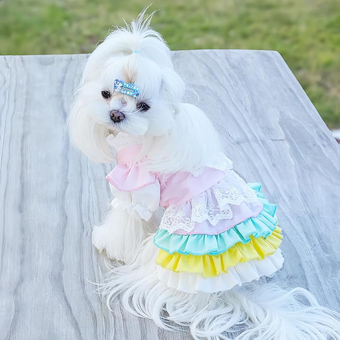 MengYu Puppy Dress Cat Lolita Dress (Pink, M)