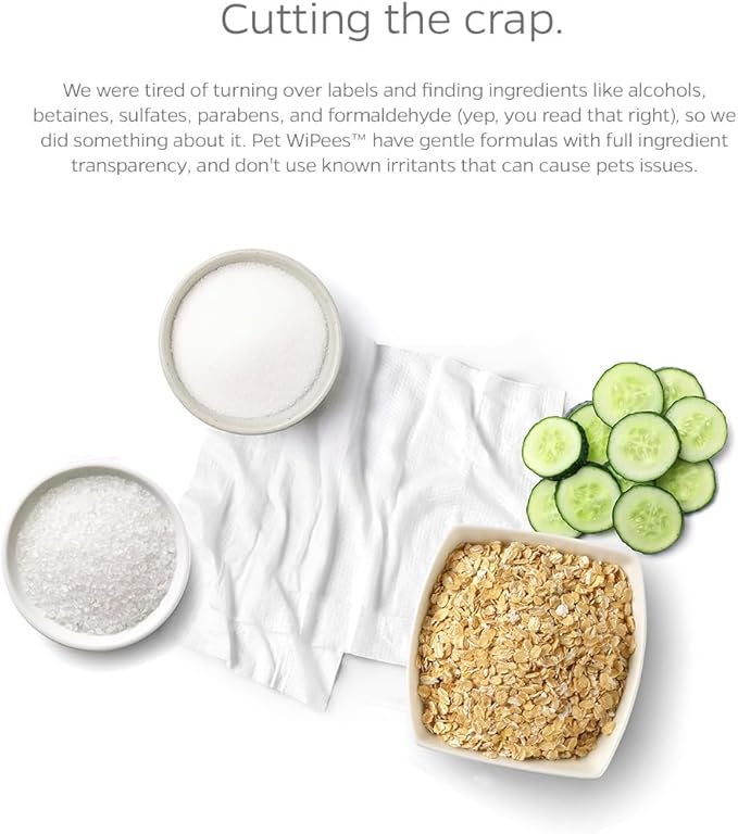 Gland Pet WiPees™ – 100 Wipes for Dogs & Cats Glands, All Natural Dog Anal Gland Cleaning, Cat Butt Wipes, Odor-Fighting Daily Gland Care (Natural, 100ct)