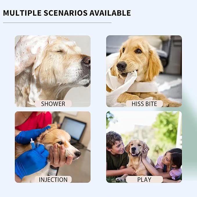 Clearance Soft Mesh Dog Muzzle for Anti-Scavenging & Grooming - Breathable Basket Muzzle for Walking & Vet Visits - Comfortable Adjustable Fit for Medium Dogs