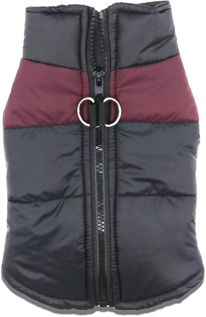 Small Dog Coats Warm Winter Jackets for Small Medium Dogs Puppy Cold Weather Coat Pet Clothes, Brown, X-Small