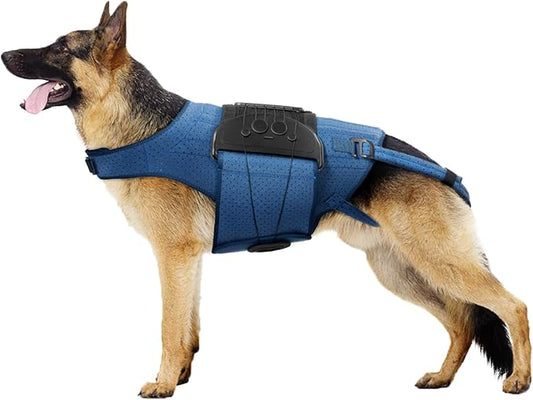 Dog Back Brace for IVDD, Arthritis, Slipped and Herniated Discs – Provides Back Support and Pain Relief, Stabilizes Spine for Surgical Recovery and Mobility, Dogs Back Disease Prevention(Blue,XL)