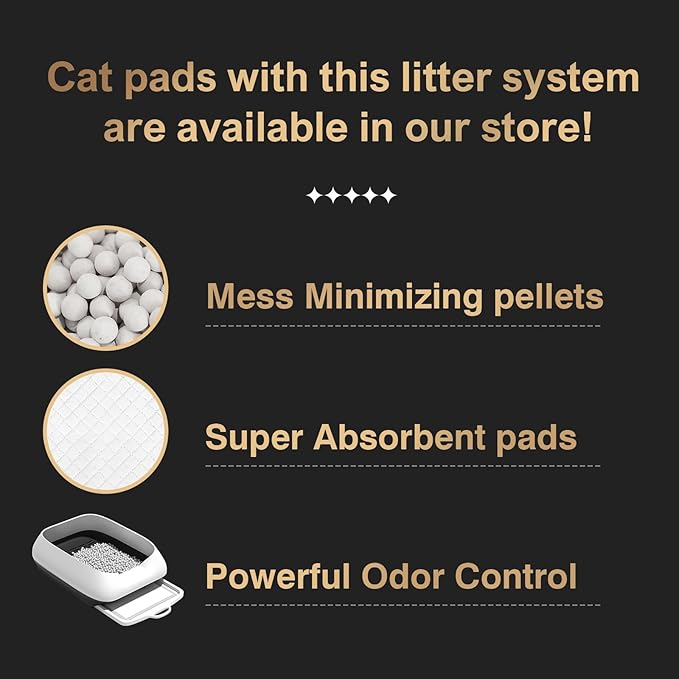 Enhanced Cat Litter Pellets 9 lbs, Long-Lasting Odor Control, Generic Litter Pellets Refills Exclusively for Dual-Layer Litter Box Systems, Zeolite, Non-climping, Not Low-Tracking