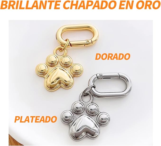 Dogs ID Tags Personalized Double Sided Deep Engraved Cat & Dog Collar Charm Paw Balloon Shape Brass