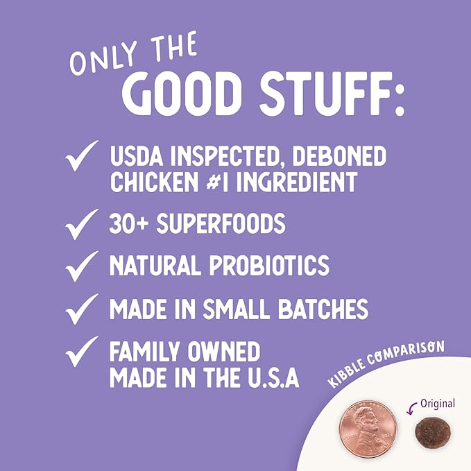 Health Extension Original Chicken & Brown Rice Dry Dog Food (4 lb / 1.81 kg) - Protein-Packed Formula with Probiotics, Omega 3 for Holistic Health in Dogs of All Life Stages (Pack of 2)