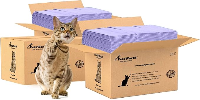 PETSWORLD Cat Pad Refills for Tidy Cats Breeze Litter System (600 Pads)