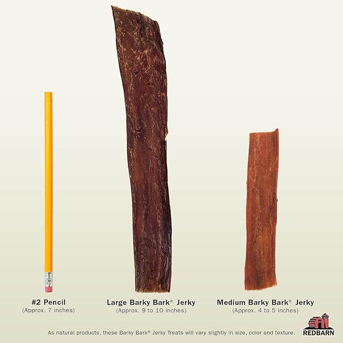 Redbarn Pet Products Naturals Barky Bark Beef Dog Treats 50 Bones