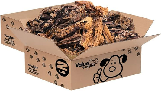 ValueBull Lamb Lung Sticks, Premium 4 Pounds Bulk Pack - All Natural Dog Chews, Grass-Fed, Single Ingredient