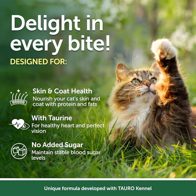 Nature's Protection Wet Cat Food in Gravy - Natural, High Protein, Soft Tuna Fish & Shrimp Shreds for Adult Cats - Can-Free Convenient Pouches 2.46-oz (Superior Care - 24 Pack)