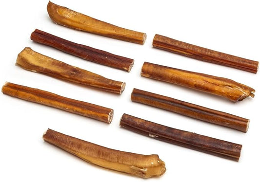 Bully Sticks for Dogs, 6 Inch Premium Beast Size (36-40 Grams), 100% Natural, Clean Teeth and Gums, 9 Piece