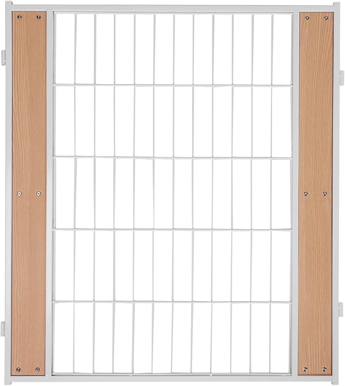 Heavy Duty Dog Playpen 32 Inch Height - Indoor Outdoor Pet Fence Enclosure for Medium and Small Dogs - Foldable Puppy Exercise Pen for Indoor and RV Camping or Yard (1 Panel, 32" H (White))