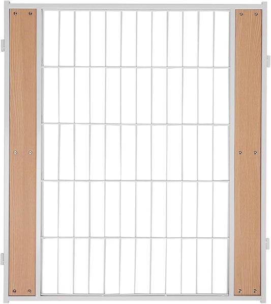 Heavy Duty Dog Playpen 32 Inch Height - Indoor Outdoor Pet Fence Enclosure for Medium and Small Dogs - Foldable Puppy Exercise Pen for Indoor and RV Camping or Yard (1 Panel, 32" H (White))