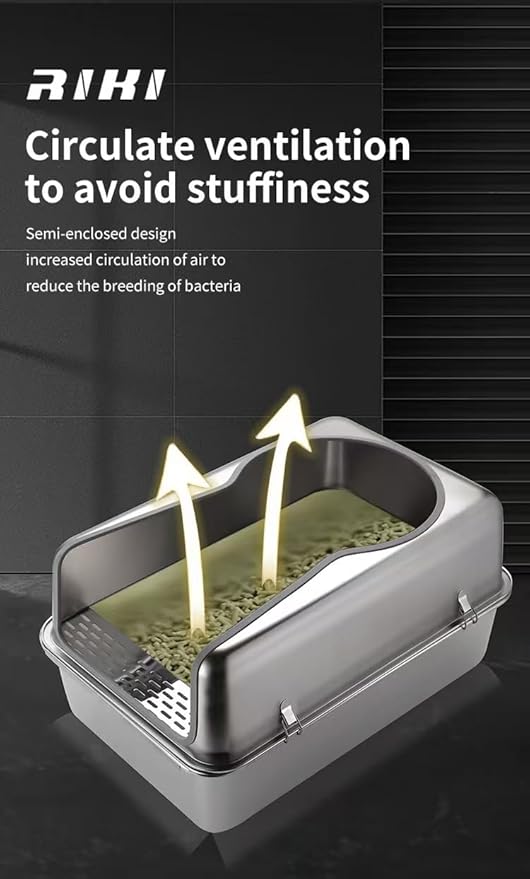 Stainless Steel Cat Litter Box