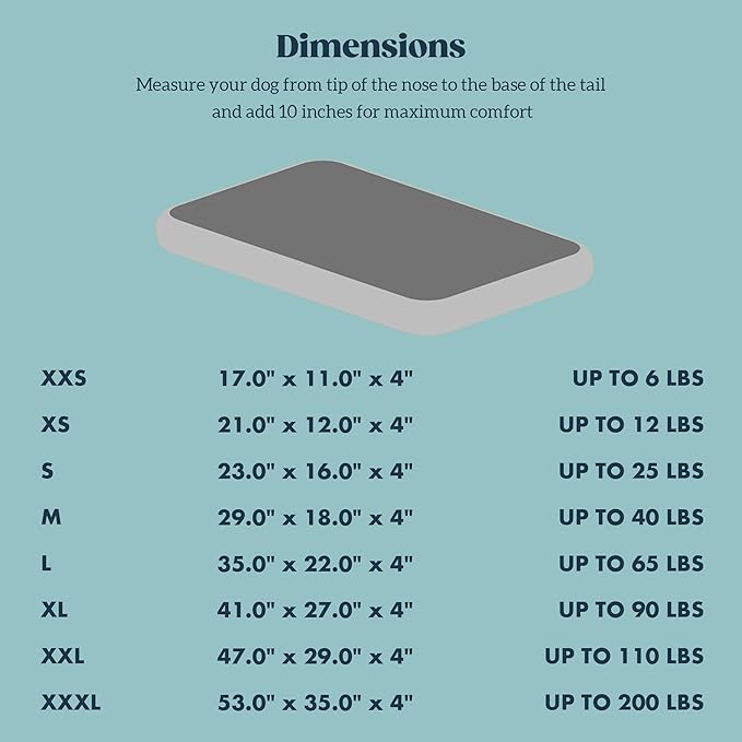 Stoutwool 4" Indestructible Dog Bed - Orthopedic Chew Proof Dog Crate Pad - Fluffy Kennel Mat for Aggressive Chewers - Ideal for Medium Breeds & Fits 30-Inch Crate - 29"x18", Charcoal
